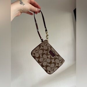 Coach wristlet